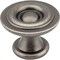 Elements 1-3/16" Diameter Brushed Pewter Button Syracuse Cabinet Knob 575BNBDL - alternate 1
